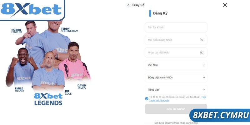 Tạo tài khoản mới tại nhà cái chỉ với 3 bước cực đơn giản
