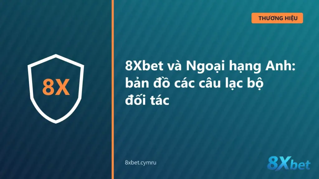 Bản đồ nước Anh đánh dấu các câu lạc bộ bóng đá đối tác của 8Xbet theo vùng