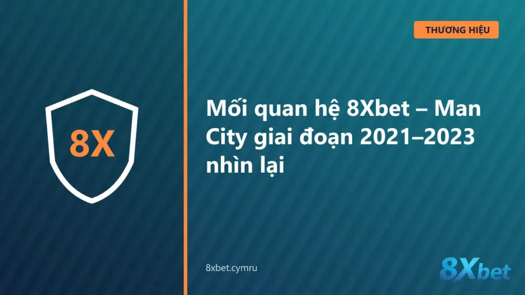 Dòng thời gian quan hệ đối tác giữa 8Xbet và Manchester City từ 2021 đến 2023